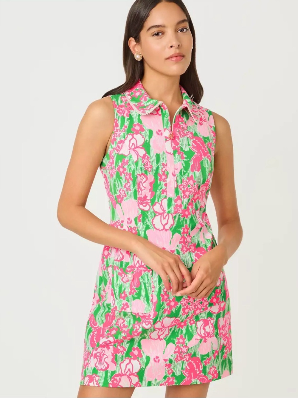 Lilly Pulitzer UPF 50+
Luxletic Kathy Pearl Dress in "Putting Green Hannah Golf"